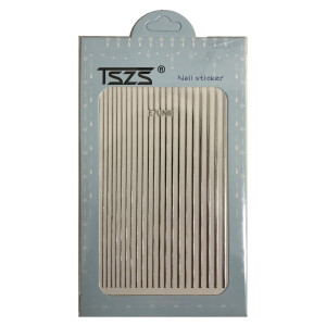 TSZS - Nail Art Sticker Silber
