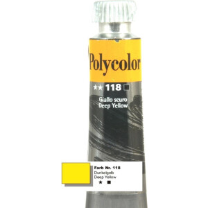 Nr.118 Polycolor Acryl-Malfarbe Dunkelgelb  20ml