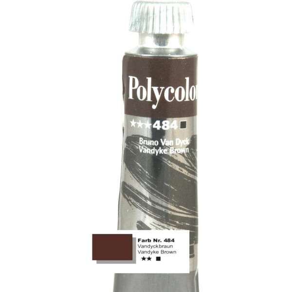 Nr.484 Polycolor Acryl-Malfarbe vandyckbraun
