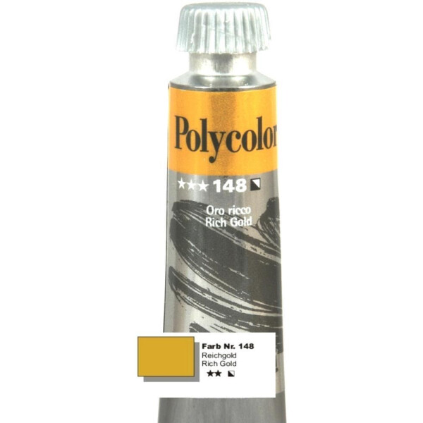 Nr.148 Polycolor Acryl-Malfarbe reichgold 20ml